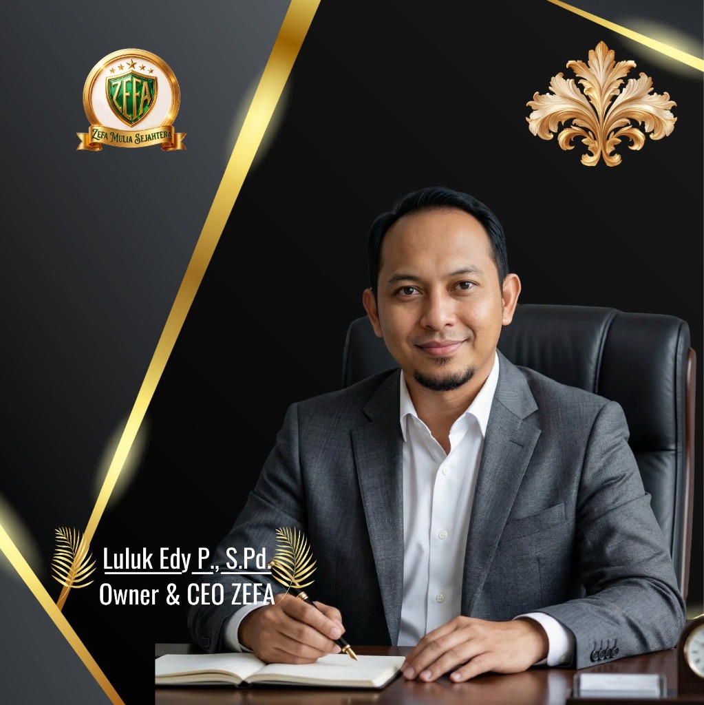 Luluk Edy P., S.Pd. - Owner & CEO PT Zefa Mulia Sejahtera